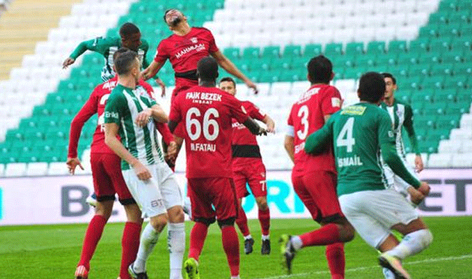 Bursaspor Gaziantepspor maçı sona erdi 