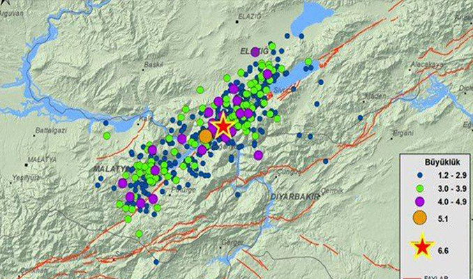 Elazığ Depremi’nden bugüne 717 artçı oldu