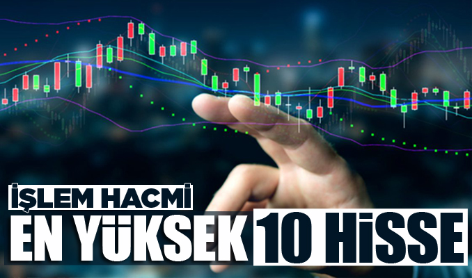 İşlem hacmi en yüksek 10 hisse 14/06/2022